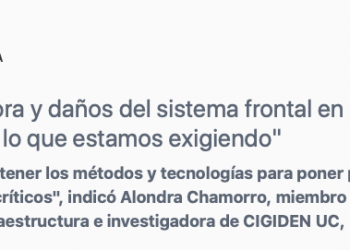24 Horas | Investigadora y daños del sistema frontal en rutas: «Hay que revisar lo que estamos exigiendo»