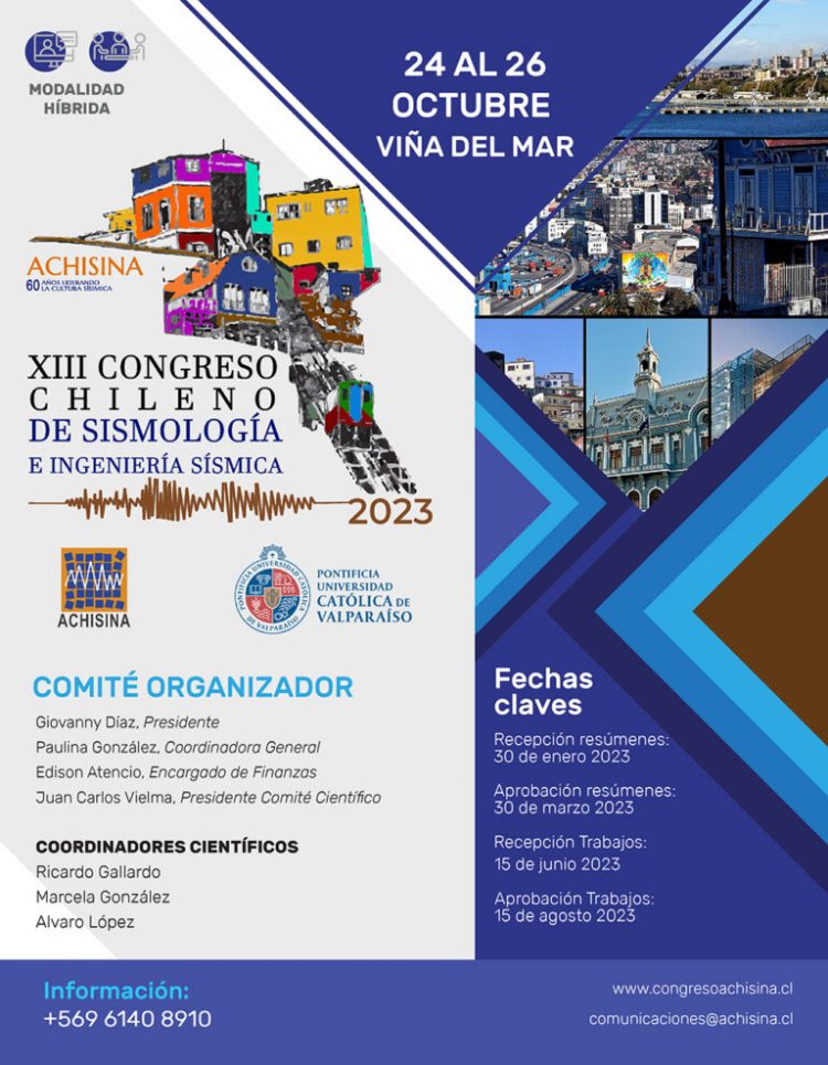 Congreso Chileno de Sismología e Ingeniería Sísmica 2023