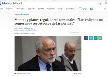 Radio Bio Bio | Montes y planes reguladores comunales: «Los chilenos no somos muy respetuosos de las normas»