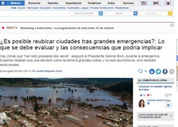 EMOL | ¿Es posible reubicar ciudades tras grandes emergencias?: Lo que se debe evaluar y las consecuencias que podría implicar