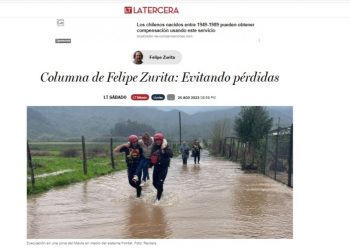 La Tercera | Columna de Felipe Zurita: Evitando pérdidas