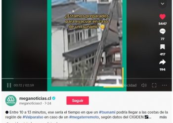 Meganoticias (TikTok) | ¿Estamos preparados para evacuar en caso de un tsunami?