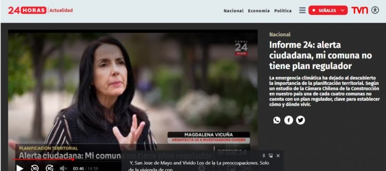 24 horas | Informe 24: alerta ciudadana, mi comuna no tiene plan regulador