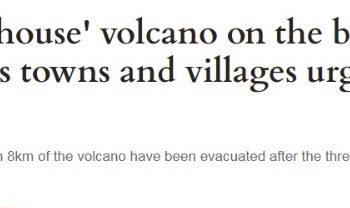 Express UK | ‘Demon’s house’ volcano on the brink of erupting as towns and villages urgently evacuated