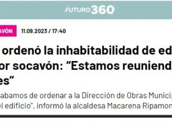 Futuro 360 | Viña del Mar ordenó la inhabitabilidad de edificio Montemar por socavón: “Estamos reuniendo todos los antecedentes”