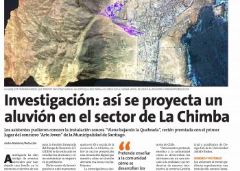 La Estrella de Antofagasta | Investigación: así se proyecta un aluvión en el sector de La Chimba