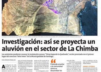La Estrella del Loa | Investigación: así se proyecta un aluvión en el sector de La Chimba