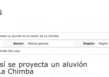 Litoralpress | Investigación: así se proyecta un aluvión en el sector de La Chimba