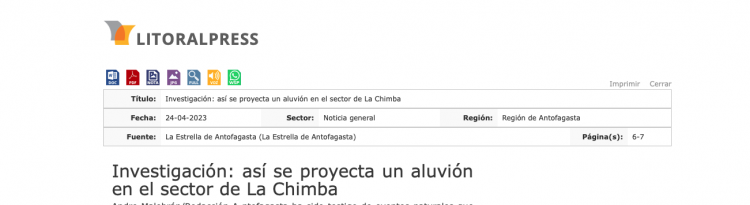 Litoralpress | Investigación: así se proyecta un aluvión en el sector de La Chimba