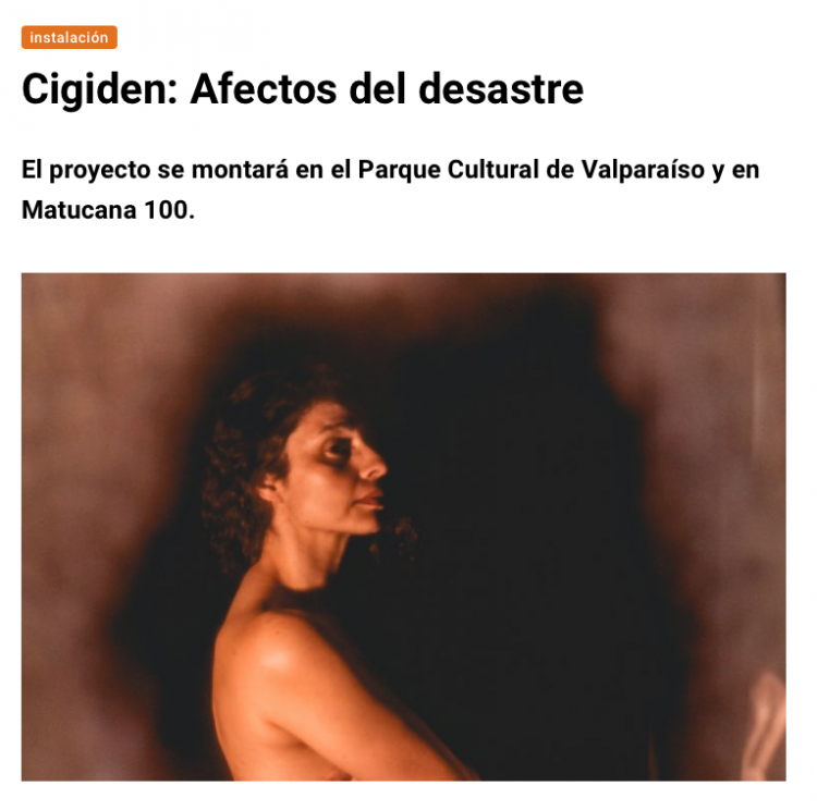 Radio Beethoven | Cigiden: Afectos del desastre