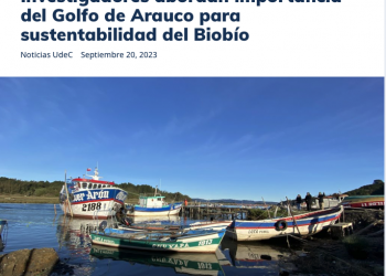 UdeC | Investigadores abordan importancia del Golfo de Arauco para sustentabilidad del Biobío