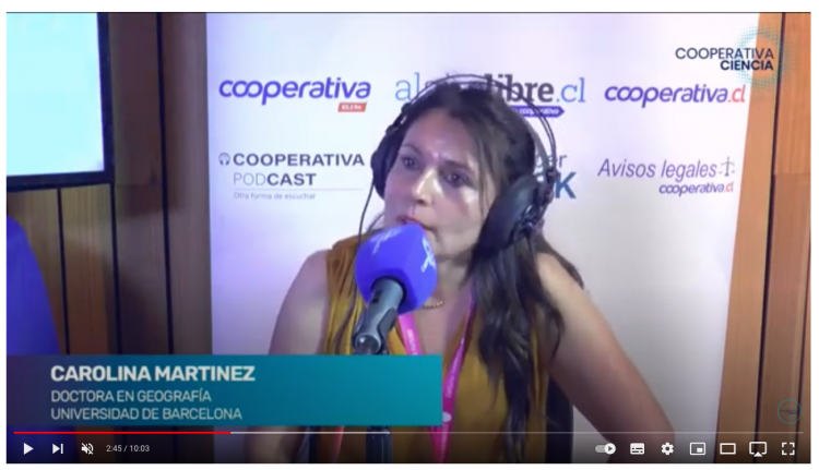 Cooperativa Ciencias | Conversando con Carolina Martínez previo a su charla en Congreso Futuro