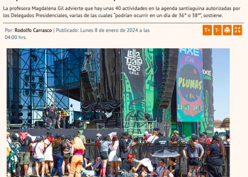 DF | Expertos del Panel UC se dividen ante la posibilidad de suspender eventos masivos por calor extremo