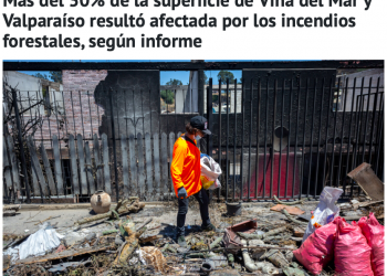 DUNA | Más del 30% de la superficie de Viña del Mar y Valparaíso resultó afectada por los incendios forestales, según informe