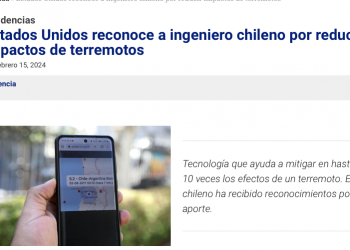 Está Pasando | Estados Unidos reconoce a ingeniero chileno por reducir impactos de terremotos