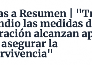 Resumen | «Tras el incendio las medidas de reparación alcanzan apenas para asegurar la supervivencia»
