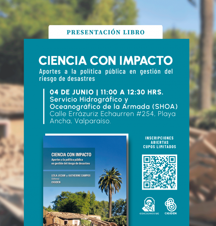 Presentación libro «Ciencia con Impacto» en el SHOA, Valparaíso