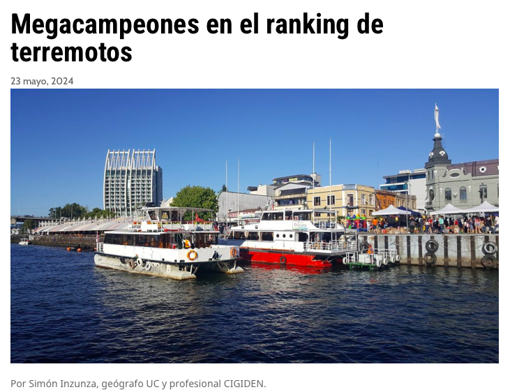 Ad Prensa | Megacampeones en el ranking de terremotos
