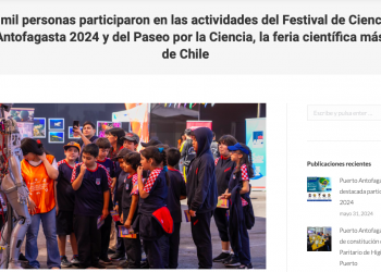 Puerto Antofagasta | Más de 16 mil personas participaron en las actividades del Festival de Ciencia Puerto de Ideas Antofagasta 2024 y del Paseo por la Ciencia, la feria científica más grande de Chile