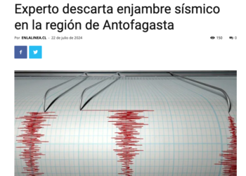 Diario En La Línea | Experto descarta enjambre sísmico en la región de Antofagasta