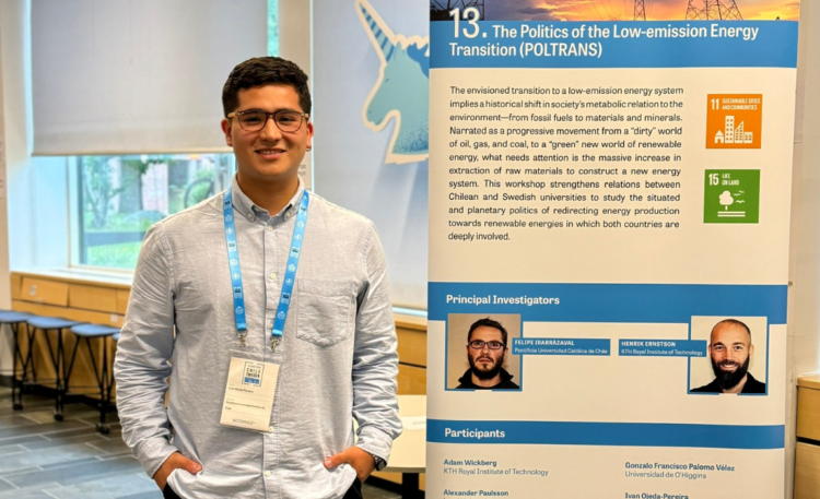 Estudiante doctoral de CIGIDEN fue parte de la delegación chilena en Suecia