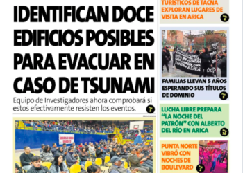 La Estrella de Arica | Estudio de Evacuación Vertical: Identifican doce edificios posibles para evacuar en caso de Tsunami
