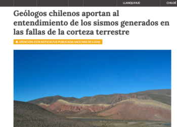 Diario Chiloé | Geólogos chilenos aportan al entendimiento de los sismos generados en las fallas de la corteza terrestre