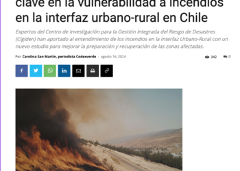 CodexVerde | Estudio de Cigiden revela factores clave en la vulnerabilidad a incendios en la interfaz urbano-rural en Chile