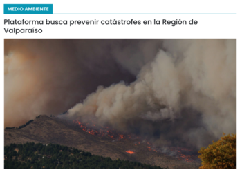 Cooperativa Ciencias | Plataforma busca prevenir catástrofes en la Región de Valparaíso
