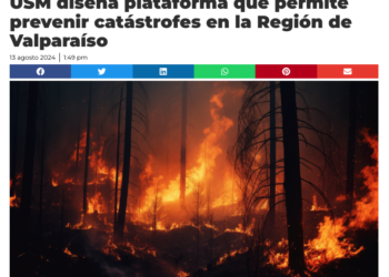 G5 Noticias | USM diseña plataforma que permite prevenir catástrofes en la Región de Valparaíso