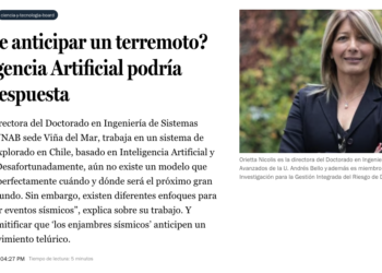 La Tercera | ¿Se puede anticipar un terremoto? La Inteligencia Artificial podría tener la respuesta
