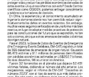 Diario El Día | La importancia de fortalecer medidas de mitigación ante desastres
