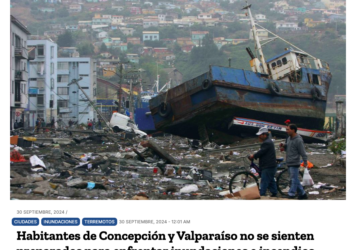 El Diario Inmobiliario | Habitantes de Concepción y Valparaíso no se sienten  preparados para enfrentar inundaciones e incendios