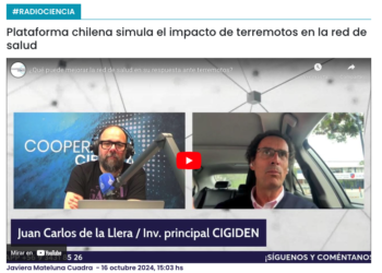 Cooperativa Ciencias | Plataforma chilena simula el impacto de terremotos en la red de salud