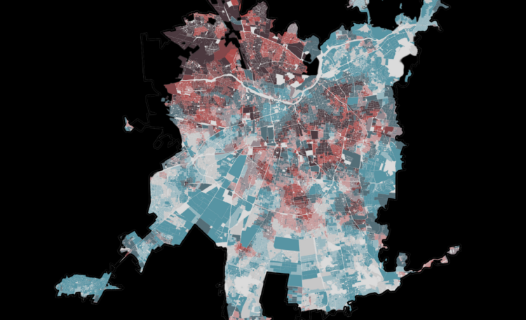 ¿Dónde están las personas durante las horas de calor?: Mapa estima exposición al calor en el Gran Santiago