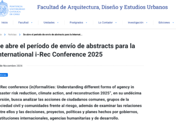FADEU UC | Se abre el período de envío de abstracts para la International i-Rec Conference 2025