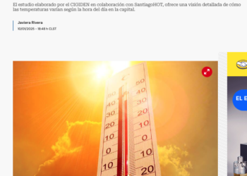 ADN | Altas temperaturas en Santiago: estas son las comunas más calurosas de la RM, según la hora del día