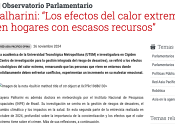 BCN | Rayana Palharini: “Los efectos del calor extremos se agravan en hogares con escasos recursos”