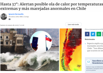 Biobio | Hasta 37°: Alertan posible ola de calor por temperaturas extremas y más marejadas anormales en Chile