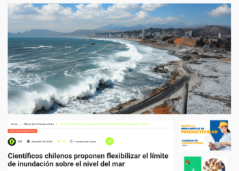 CDT | Científicos chilenos proponen flexibilizar el límite de inundación sobre el nivel del mar