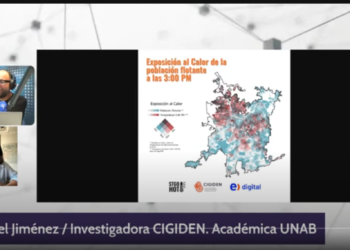 Cooperativa Ciencia | Mapa de calor estima donde se produce la más alta exposición en Stgo.