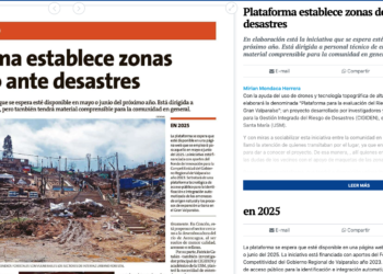 Estrella de Valparaíso | Plataforma establece zonas de riesgo ante desastres