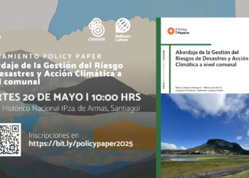 Nuevo Policy Paper CIGIDEN impulsa acción climática y gestión del riesgo en municipios