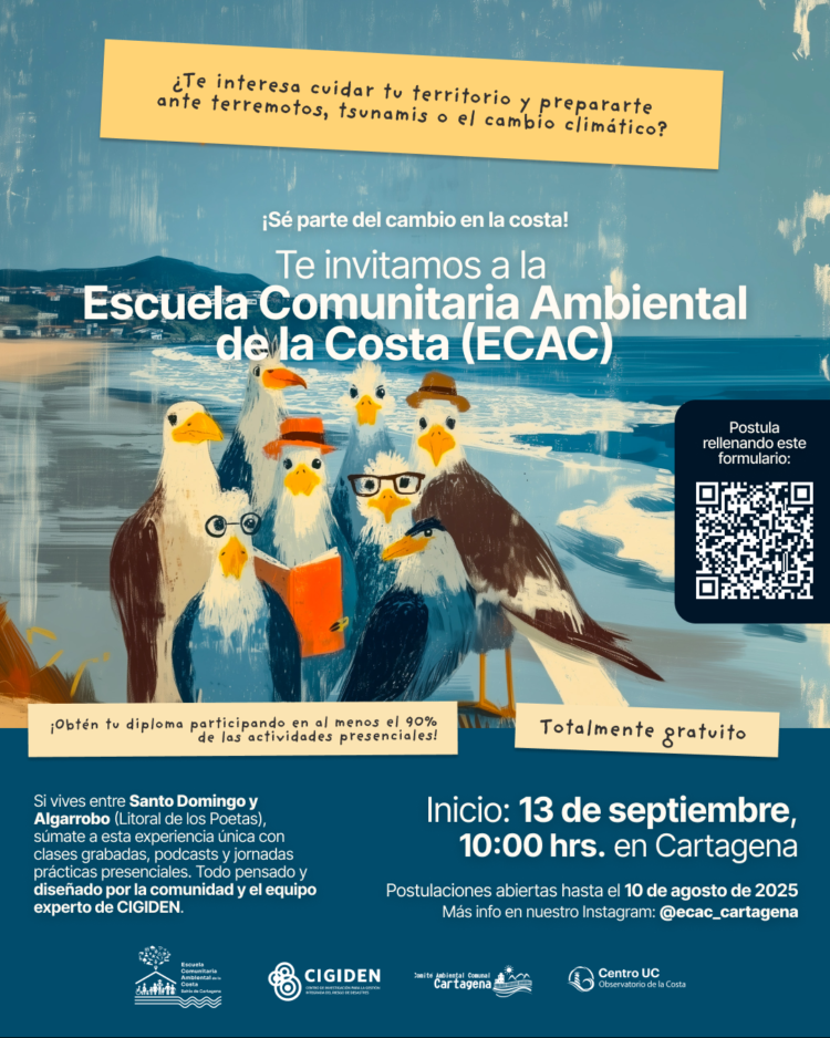 Se abren las inscripciones para la 4ª versión de la Escuela Comunitaria Ambiental de la Costa (ECAC)