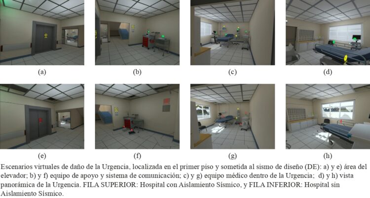 Realidad virtual para hospitales más seguros frente a terremotos: investigación entrega resultados claves para mejorar la funcionalidad hospitalaria