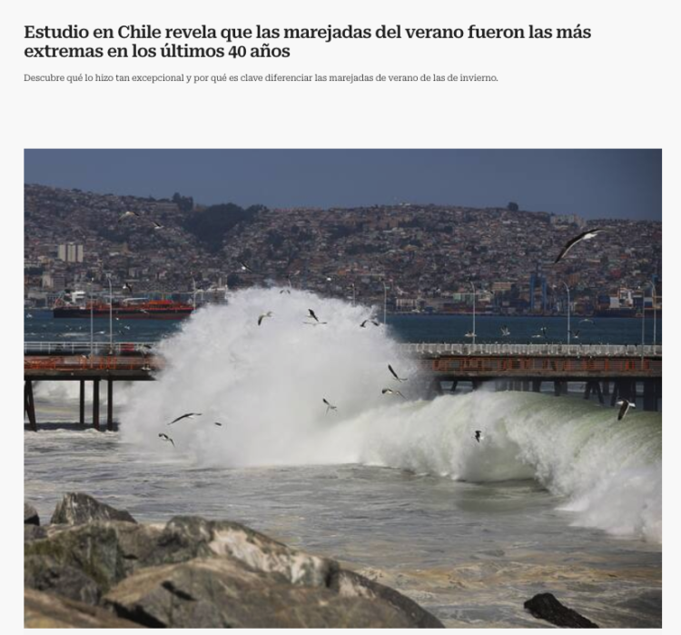 ADN | Estudio en Chile revela que las marejadas del verano fueron las más extremas en los últimos 40 años