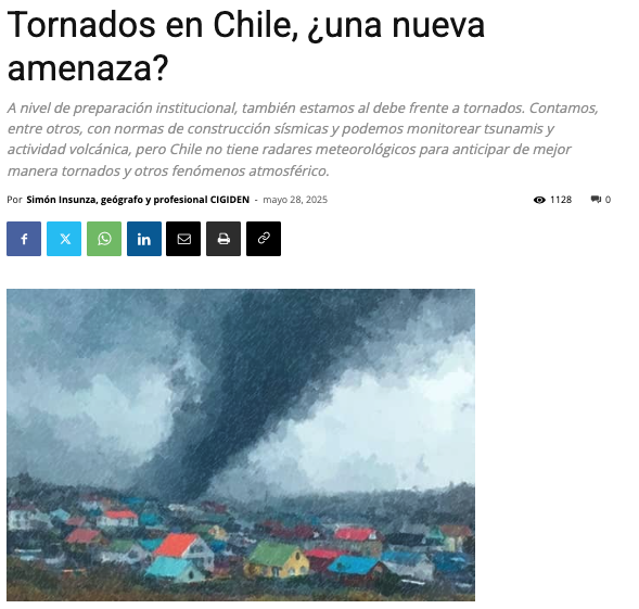 CodexVerde | Tornados en Chile, ¿una nueva amenaza?