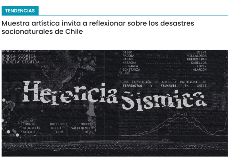 Cooperativa Ciencias | Muestra artística invita a reflexionar sobre los desastres socionaturales de Chile