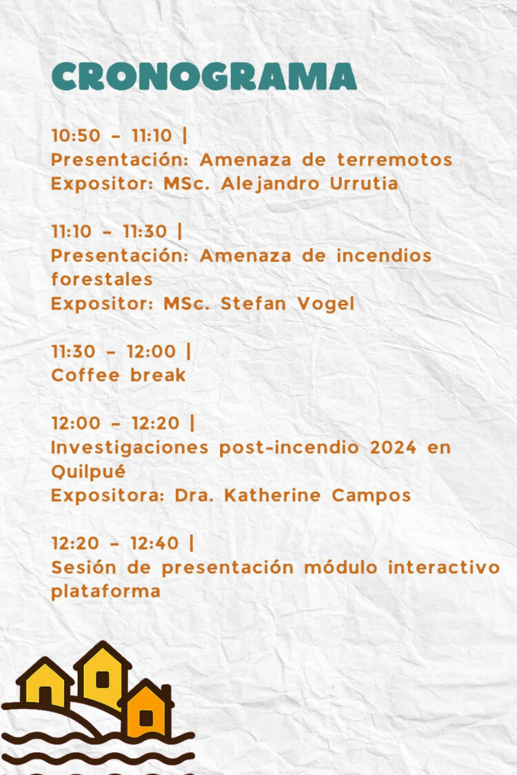 Seminario: “Preparándonos frente al riesgo: Conociendo las amenazas socionaturales del Gran Valparaíso”