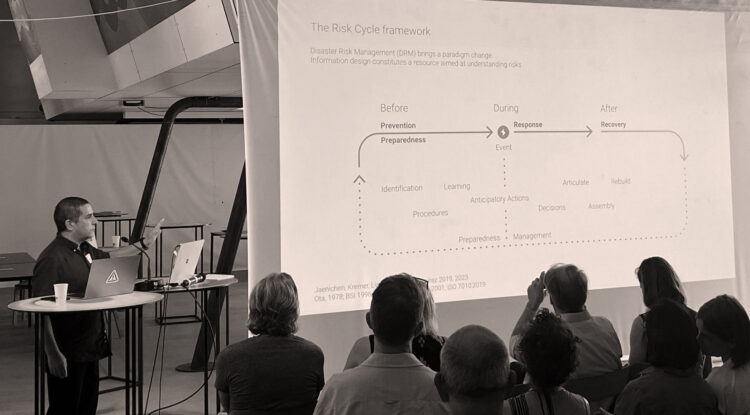 Investigador CIGIDEN R+ expone en Viena sobre comunicación visual en emergencias